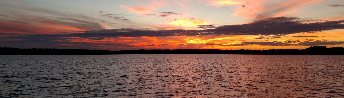 lake sunset